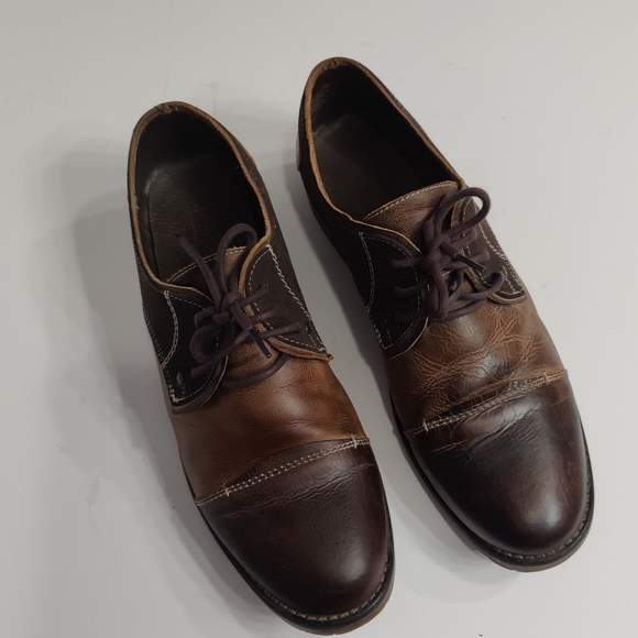 Bed Stu Leather Cap Toe Oxfords